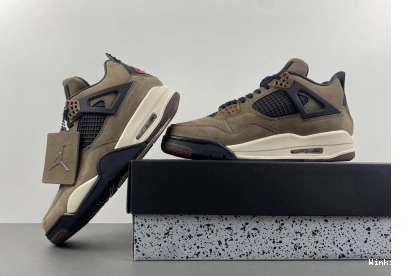 Brown AJ4-882335 Air Retro Jordan 4 Travis Scott x 1025